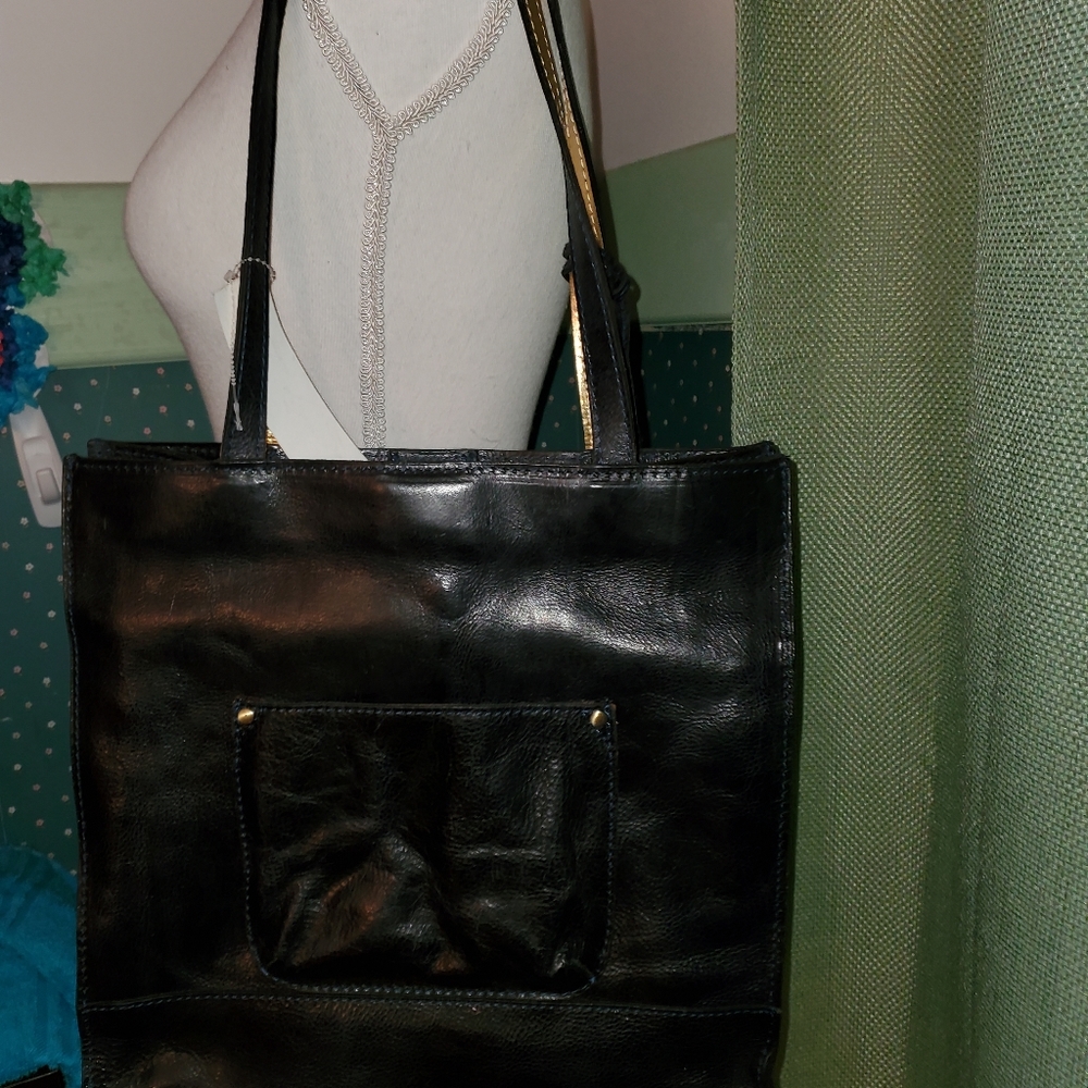 PATRICIA NASH EUC EMROIDERED FLOWER LEATHER TOTE BAG - Picture 7 of 8